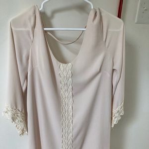 ASTR Cream Dress - S